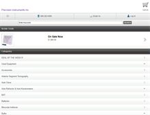 Tablet Screenshot of precision-instruments.net